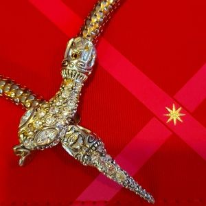 Betsy Johnson  snack necklace...gold 16 inch